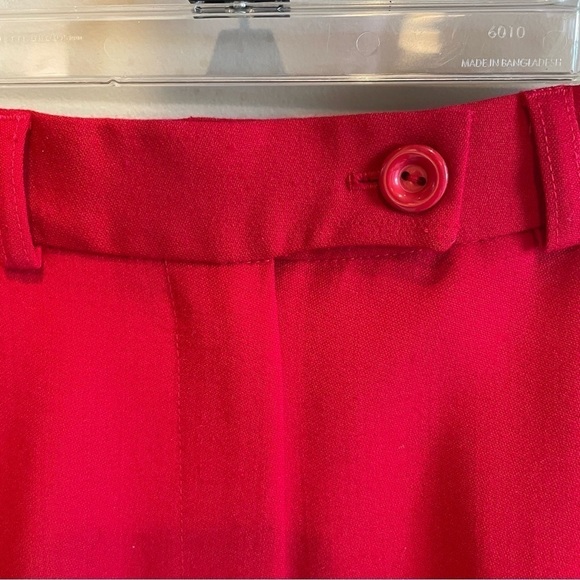 Vintage Louben Two Piece Wool Suit Red Size 6 - Picture 10 of 10